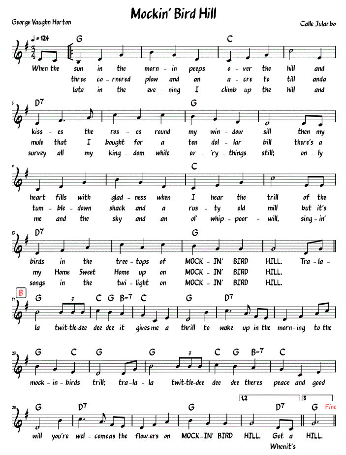 Sheet Music
